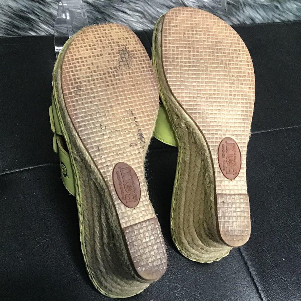 Born Platform Sandals Leather Upper 7M - Picture 3 of 5